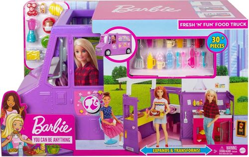 ברבי קראוון אוכל ענק BARBIE