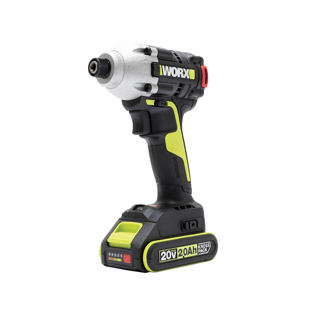 מברגת אימפקט נטענת 20V WU290.2 WORX סוללה ומטען 