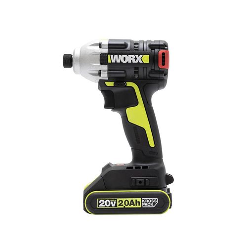מברגת אימפקט נטענת 20V WU290.2 WORX סוללה ומטען 