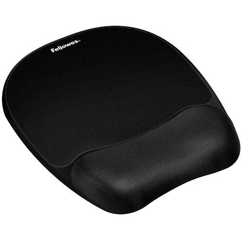 משטח ג'ל לעכבר Fellowes Crystal Gel Mouse Pad - צבע שחור