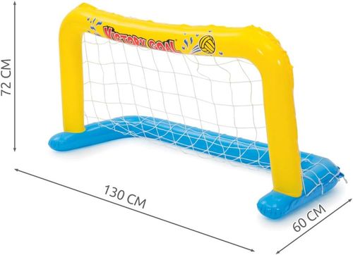 שער כדורגל מתנפח צף לשימוש בבריכה או על הדשא + כדור דגם 52123