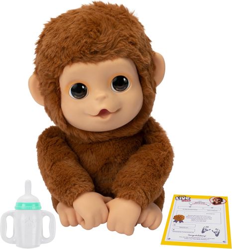Little Live Pets: מנגו הקוף האינטראקטיבי מגיב למגע וליטוף עם למעלה מ 50 אפקטים קוליים