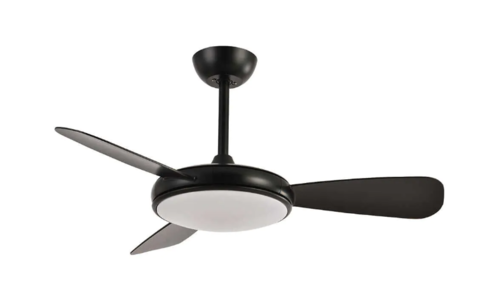 מאוורר תקרה "32W ROY 52 עם שלט -שחור semicom