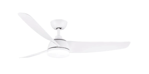 מאוורר תקרה "25W GRANITA 52 עם שלט -לבן semicom