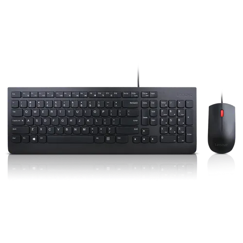 סט מקלדת ועכבר LENOVO Essential Wired Keyboard and Mouse Co 4X30L79900