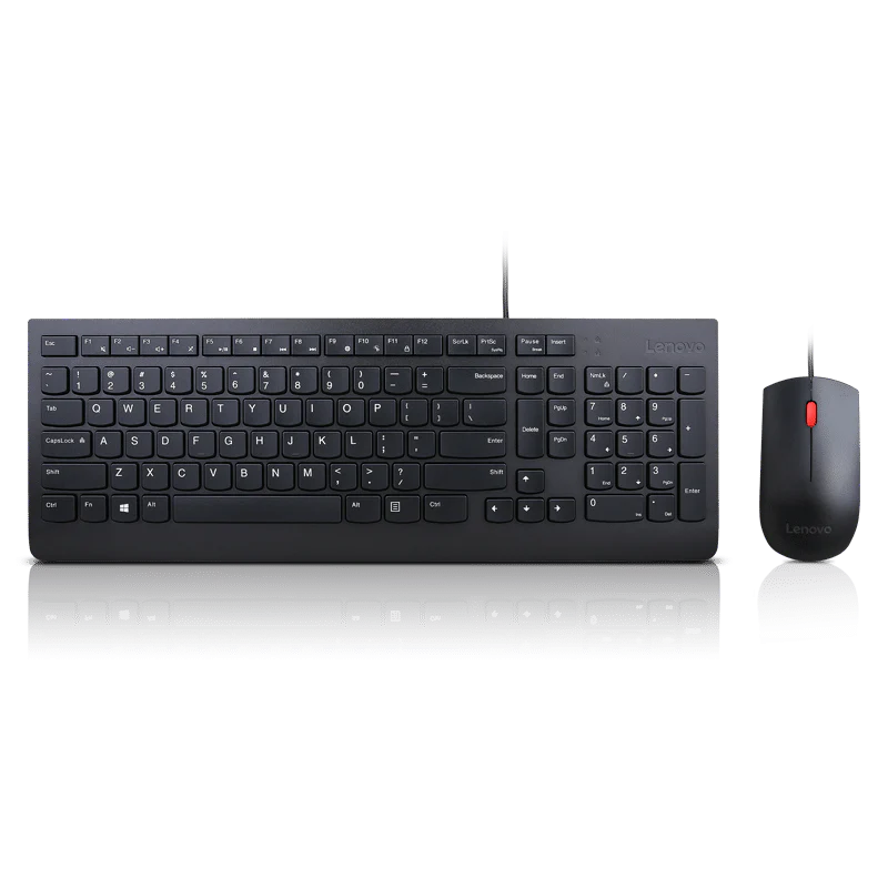 סט מקלדת ועכבר LENOVO Essential Wired Keyboard and Mouse Co 4X30L79900