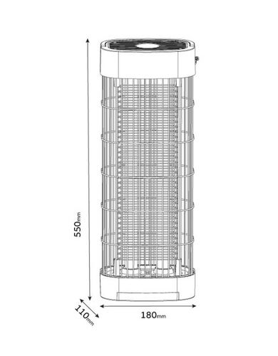 קטלן יתושים 36W TOWER מגדל אומגה OMEGA