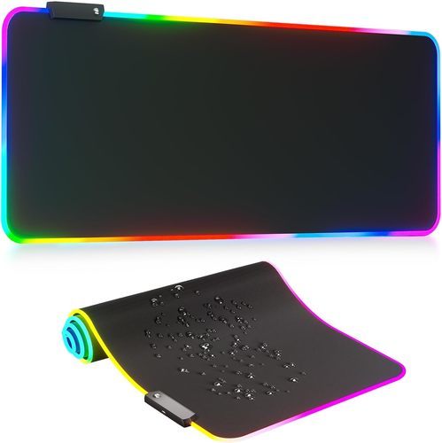 GAMING MOSUE PAD LARGE RGB-02 פד בינוני לעכבר ומקלדת