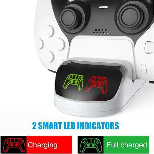 מטען שחור/לבן (תחנת טעינה) לשני בקרים Dualsense Dobe Charging Station for PS5