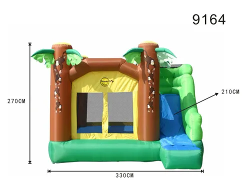מתקן מתנפח לילדים בית בג'ונגל 9164