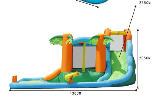 פארק מים יבש או רטוב 7 ב 1 אואזיס 9264