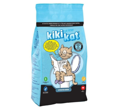 קיקי קאט חול מתגבש עם פחם פעיל 20 ל' לחתולים