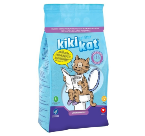 קיקי קאט חול מתגבש לבנדר 20 ל' לחתולים