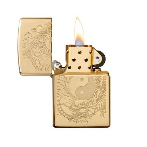 מצית זיפו דרקון יין ויאנג - ZIPPO