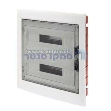 לוח חשמל תחת הטיח 36 מודול דלת שקופה Gewiss