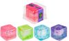 קוביית ג'ל צבעונית 5 ס"מ עם נצנצים (מגוון צבעים)