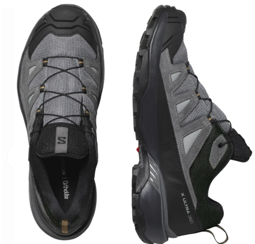 נעלי טיול גברים X Ultra 360 Ltr Gtx שחורות - Salomon  