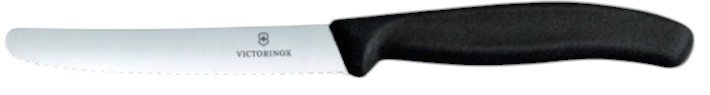 סכין ירקות משונן עגול - Victorinox - במגוון צבעים