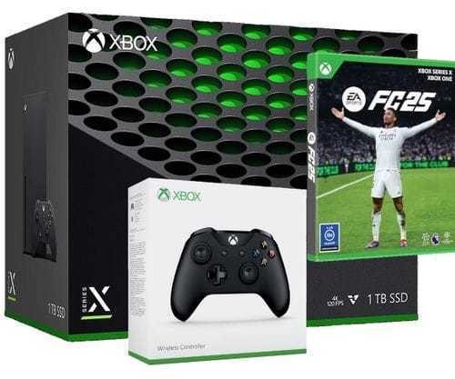 MICROSOFT XBOX SERIES X 1TB FC25 + 2 CONTROLLER מיקרוסופט