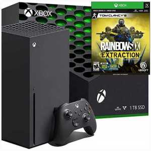MICROSOFT XBOX SERIES X 1TB + GAME RAINBOW SIX מיקרוסופט