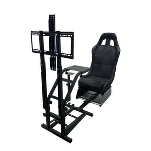 מושב לסימולטור מירוצים שחור SIMULATOR Playgame GY032B