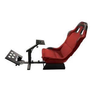 מושב לסימולטור מירוצים צבע בורדו SIMULATOR  Playgame GY036