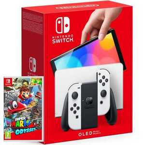 Nintendo Switch OLED White קונסולת נינטנדו סוויץ