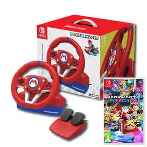 HORI KARTRACING WHEEL PRO MINI + MARIO KART 8 DELUXE