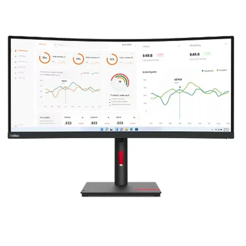 מסך Lenovo ThinkVision T34w-30 34 63D4GAT1IS