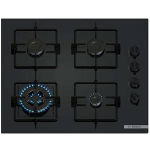 כיריים גז Bosch POH6B6K30Y Serie 2 זכוכית שחורה | ספרד