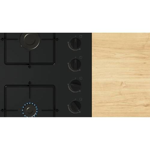 כיריים גז Bosch POH6B6K30Y Serie 2 זכוכית שחורה | ספרד