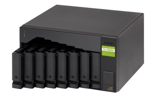 יחידת הרחבה למערכת אחסון QNAP TL-D800C 8Bays JSOD