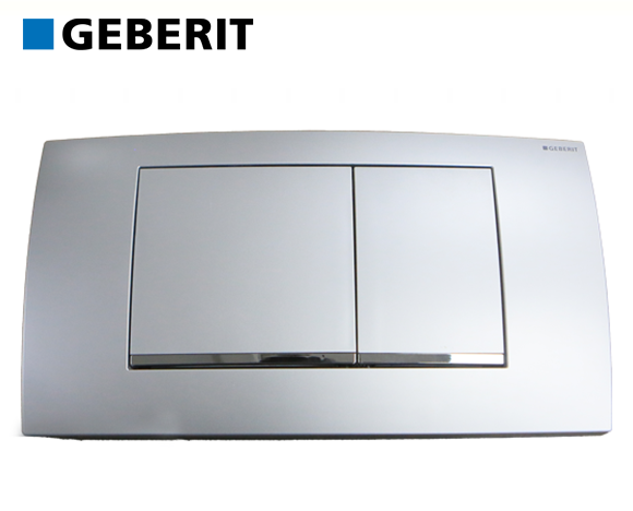 לחצן הפעלה Twinline 30 | גימור: ניקל מט | גבריט GEBERIT |  למיכל סמוי מערכת טווינליין