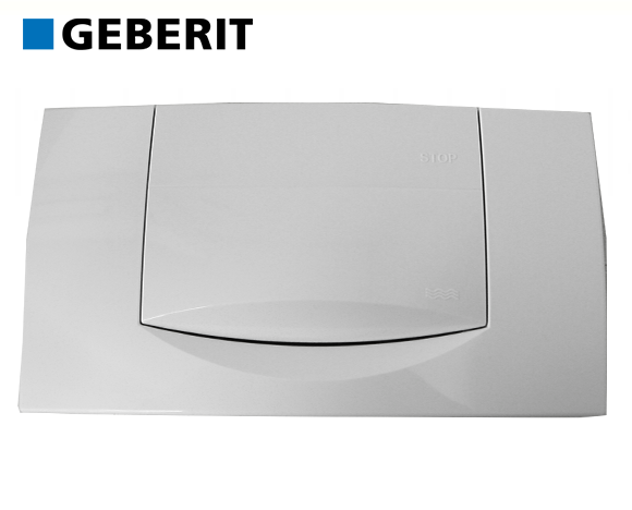 לחצן הפעלה Highline 200F START/STOP | גימור: לבן | גבריט GEBERIT |  למיכל סמוי מערכת Highline