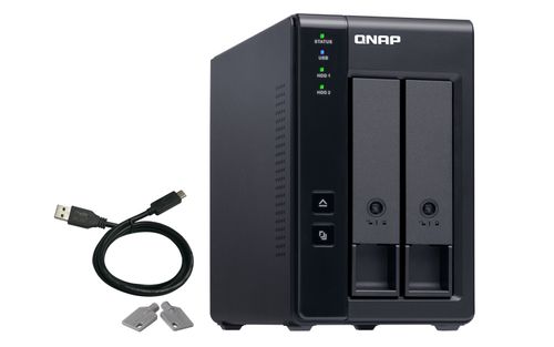 יחידת הרחבה למערכת אחסון QNAP TR-002 2Bays NAS Expansion Enclosure