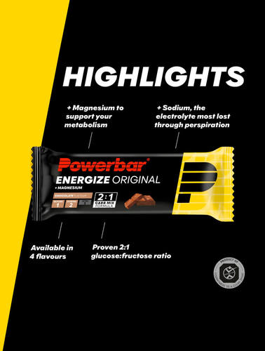 חטיף אנרגיה Powerbar ENERGIZE ORIGINAL Chocolate
