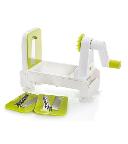קוצץ ירקות ידני ספירל סלייסר מתקפל FOLDABLE SPIRAL SLICER פורס ומסלסל ירקות ספירלי