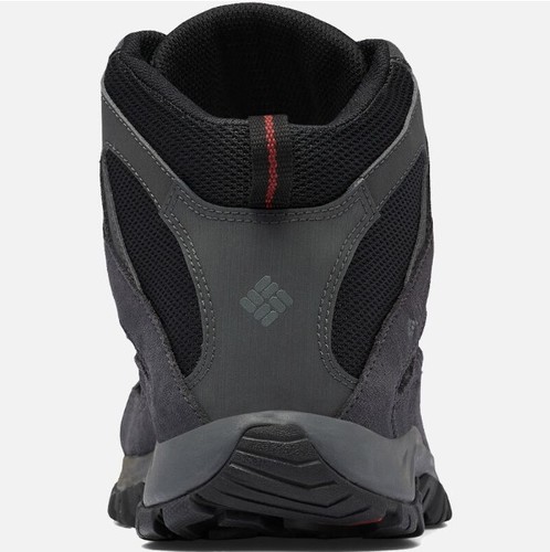 נעלי טיולים לגברים Crestwood Mid Waterproof אפור/שחור - Columbia