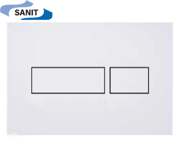 לחצן לניאגרה סמויה | סניט SANIT | לבן | דגם 709