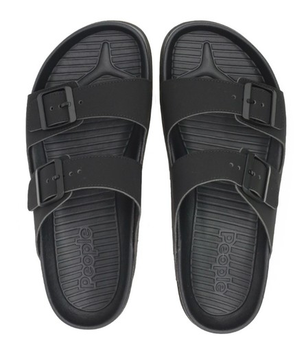 כפכפים יוניסקס People Footwear שחור - LENNON HERITAGE