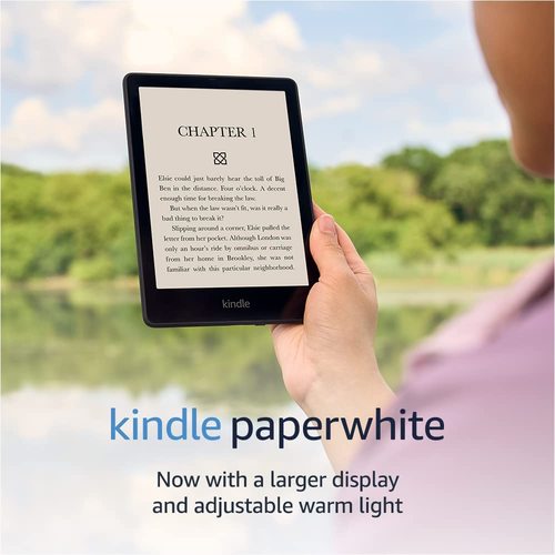 קורא ספרים Kindle Paperwhite דור 12 עם מסך מגע "7, זיכרון 16GB חסין ממים - ללא פרסומות - מהדורת 2024 Amazon