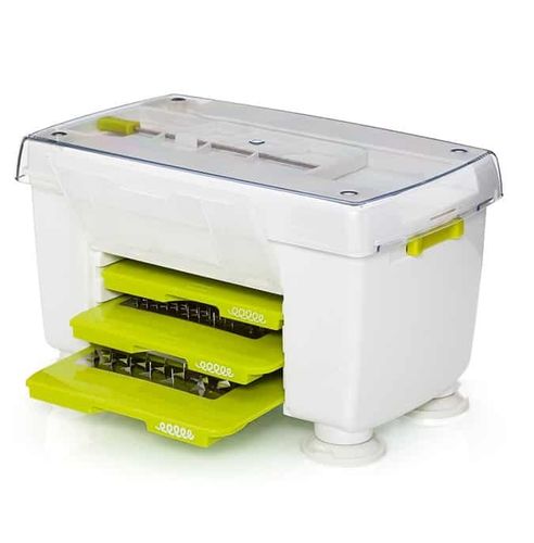 קוצץ ירקות ידני ספירל סלייסר SPIRAL SLICER פורס ומסלסל ירקות ספירלי - אריזה פגומה מבית SLICER