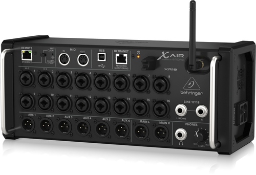 מיקסר דיגיטלי Behringer XR18 X AIR – 18 ערוצים עם WiFi וממשק USB