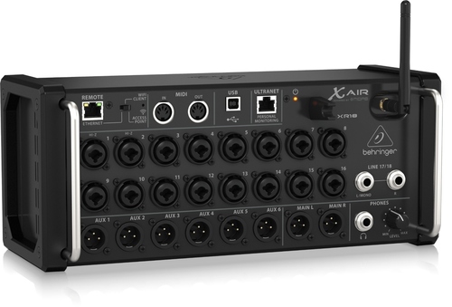 מיקסר דיגיטלי Behringer XR18 X AIR – 18 ערוצים עם WiFi וממשק USB