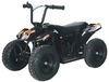 טרקטורון XTR-250 24V חשמלי לילדים עם צמיגי גומי, שלדת ברזל ובלם יד - שחור/כתום