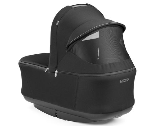סט עגלה תינוק מודולארית City Loop סופר קלילה עם סל שכיבה מתקפל - צבע שחור True Black
