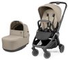 סט עגלה תינוק מודולארית City Loop סופר קלילה עם סל שכיבה מתקפל - צבע בז' Vanilla Blend