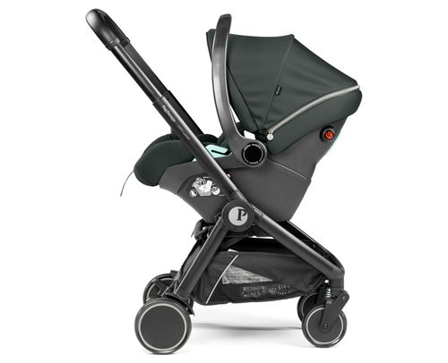 סט עגלה תינוק מודולארית City Loop סופר קלילה עם סל שכיבה מתקפל - צבע בז' Vanilla Blend