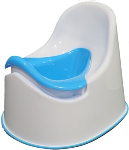 סיר לילה אנטומי נשלף עם פס תחתית מונעת החלקה (מגוון צבעים)