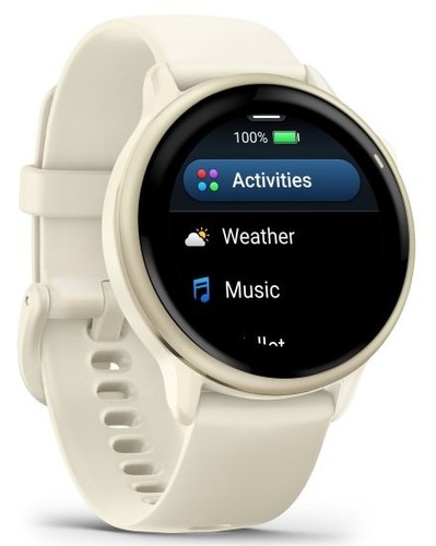 שעון ספורט חכם Garmin Vivoactive 6ן האולטימטיבי על פרק כף היד שעוצב כדי לתמוך בכל מטרה שתציבו בפני עצמכם.  חדש! מסך מגע AMOLED בגודל 1.2 אינץ' ברזולוציית 390x390 ח
